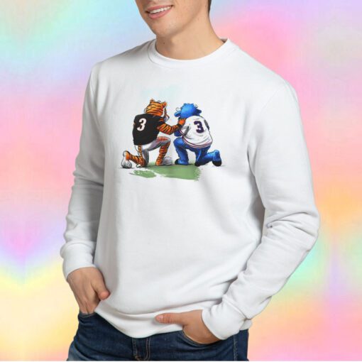 Dey Pray Together Buffalo Mascot Tee Sweatshirt