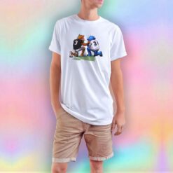 Dey Pray Together Buffalo Mascot Tee T Shirt