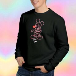 Disney Grey And Red Vintage Sweatshirt