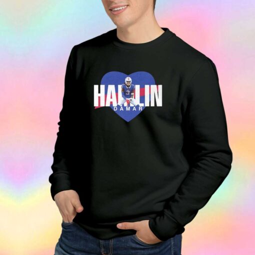 Love Damar Hamlin Buffalo Bills Player Tee Sweatshirt