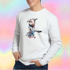Sean Cliver pig head Sweatshirt