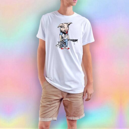 Sean Cliver pig head T Shirt