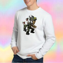 Baby Groot Venom Tee Sweatshirt