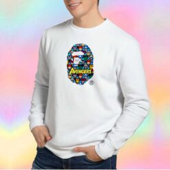 Bape x Avengers Tee Sweatshirt