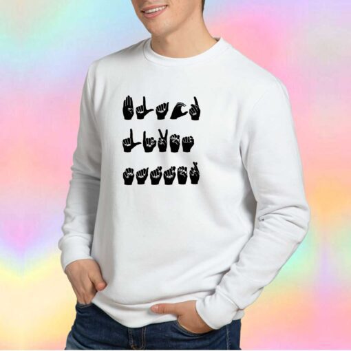 Black Lives Matter Simbol Tee Sweatshirt