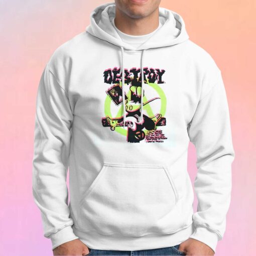 Mickeys Destroy Tee Hoodie