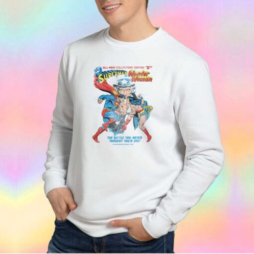 Superman Vs Wonder Woman Tee Sweatshirt