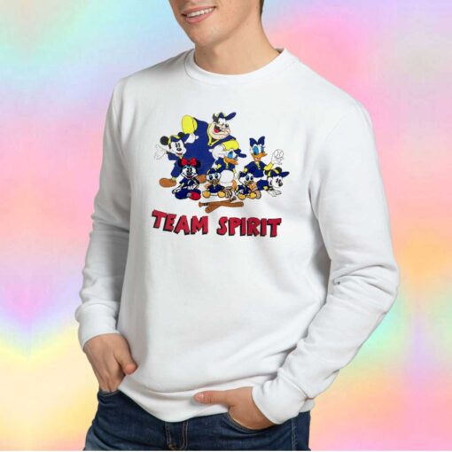 Team Spirit Mickey and Friends Vintage Sweatshirt