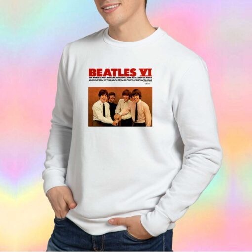 Vintage The Beatles VI Album Tee Sweatshirt