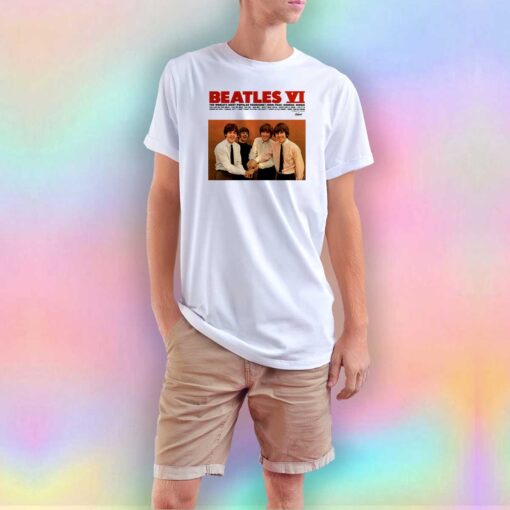Vintage The Beatles VI Album Tee T Shirt