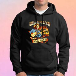 Willie Nelson On The Road Again Tee Hoodie