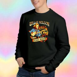 Willie Nelson On The Road Again Tee Sweatshirt