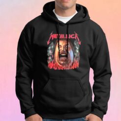 Metallica Face Scream 90s Vintage Tee Hoodie