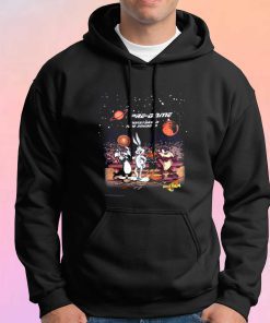 Vintage 1996 Space Jam Pre Game Tee Hoodie