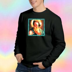 Doja Cat Wearing Mia Wallace Virgin Mary Sweatshirt