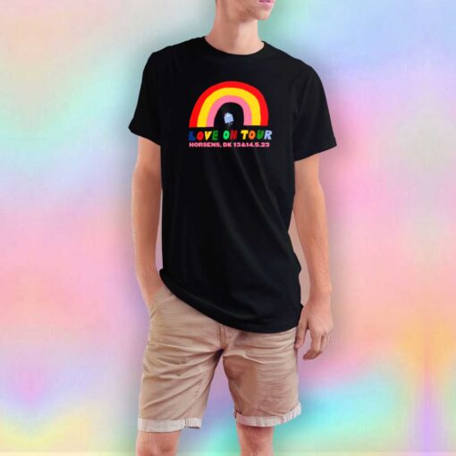 Harry Styles Italia Rainbow Love On Tour Horsens Dk 13&14.5.23 T Shirt