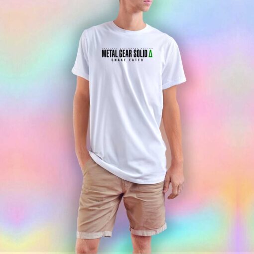 Metal Gear Solid Snake Eater Logo T Shirt