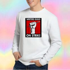 Rebekah Entralgo Writers Guild On Strike Sweatshirt