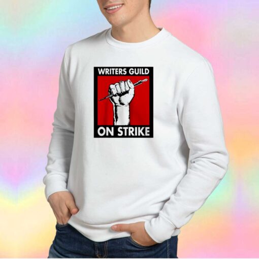 Rebekah Entralgo Writers Guild On Strike Sweatshirt