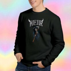 Rhinestone Grim Reaper Graphic Sweatshirt