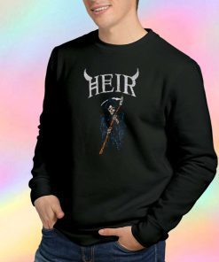 Rhinestone Grim Reaper Graphic Sweatshirt