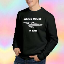 Star Wars Trek Number One Fan Funny Parody Unisex Sweatshirt