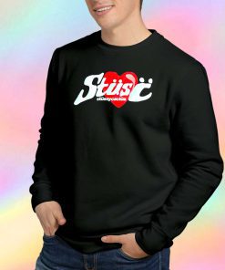Stussy x CPFM Heart Graphic Unisex Sweatshirt