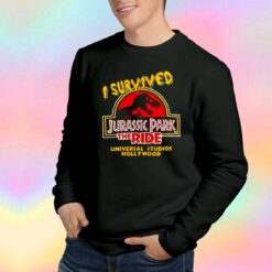 Vintage 1998 I Survived Jurassic Park The Ride Sweatshirt