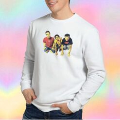 Vintage BLINK 182 White Rock Band Sweatshirt