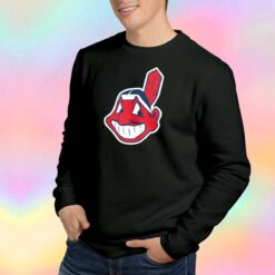 Vintage Cleveland Indians Big Face Chief Wahoo Hank Sweatshirt