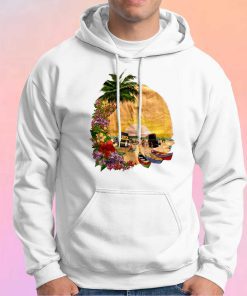 Vintage Stussy Palm Floral Surf Hoodie