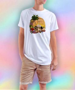 Vintage Stussy Palm Floral Surf T Shirt
