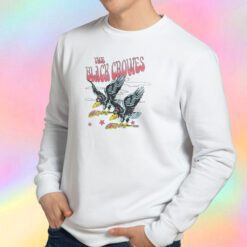Black Crowes Flying Crows White Sweatshirt