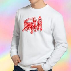 Death Classic Logo Red Sweatshirt