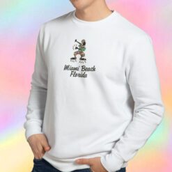 Miami Beach Cropped Sweatshirt