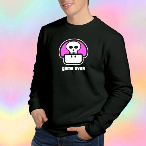 Nintendo 2003 Poison Mushroom Game Over Sweatshirt