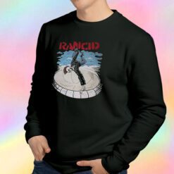 Rancid Skate Skull Punk Rock Band Sweatshirt