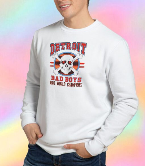 Vintage 1989 Detroit Bad Boys World Champions Sweatshirt