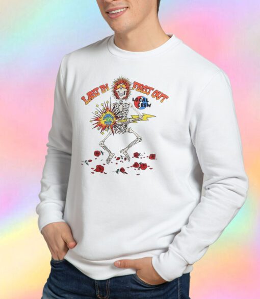Vintage 1992 Grateful Dead Last In First Out Crew Tour Sweatshirt