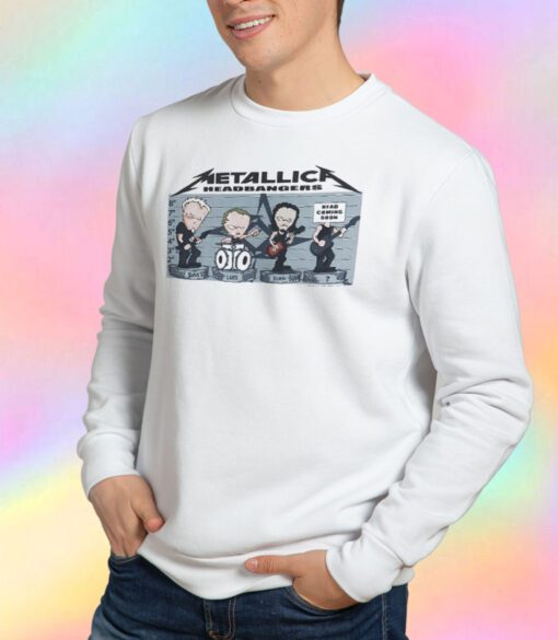 Vintage 2003 Metallica Head Bangers Head Coming Soon Sweatshirt