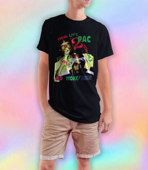Vintage 2Pac Thug Life No More Pain T Shirt