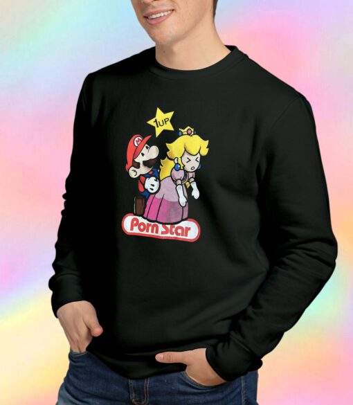 Vintage Porn Star Skateboards Mario Sweatshirt
