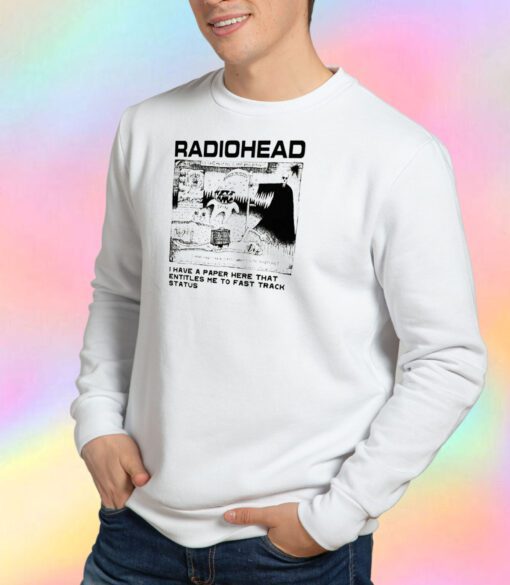 Vintage Radiohead I have A Paper Sweatshirt