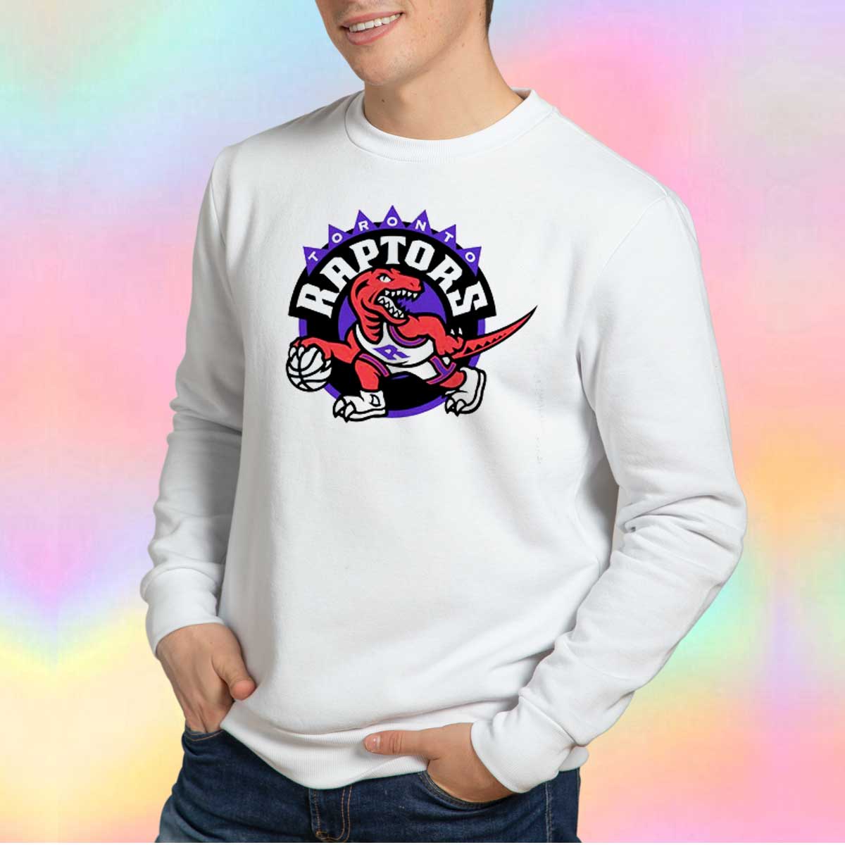 raptors crewneck sweatshirt