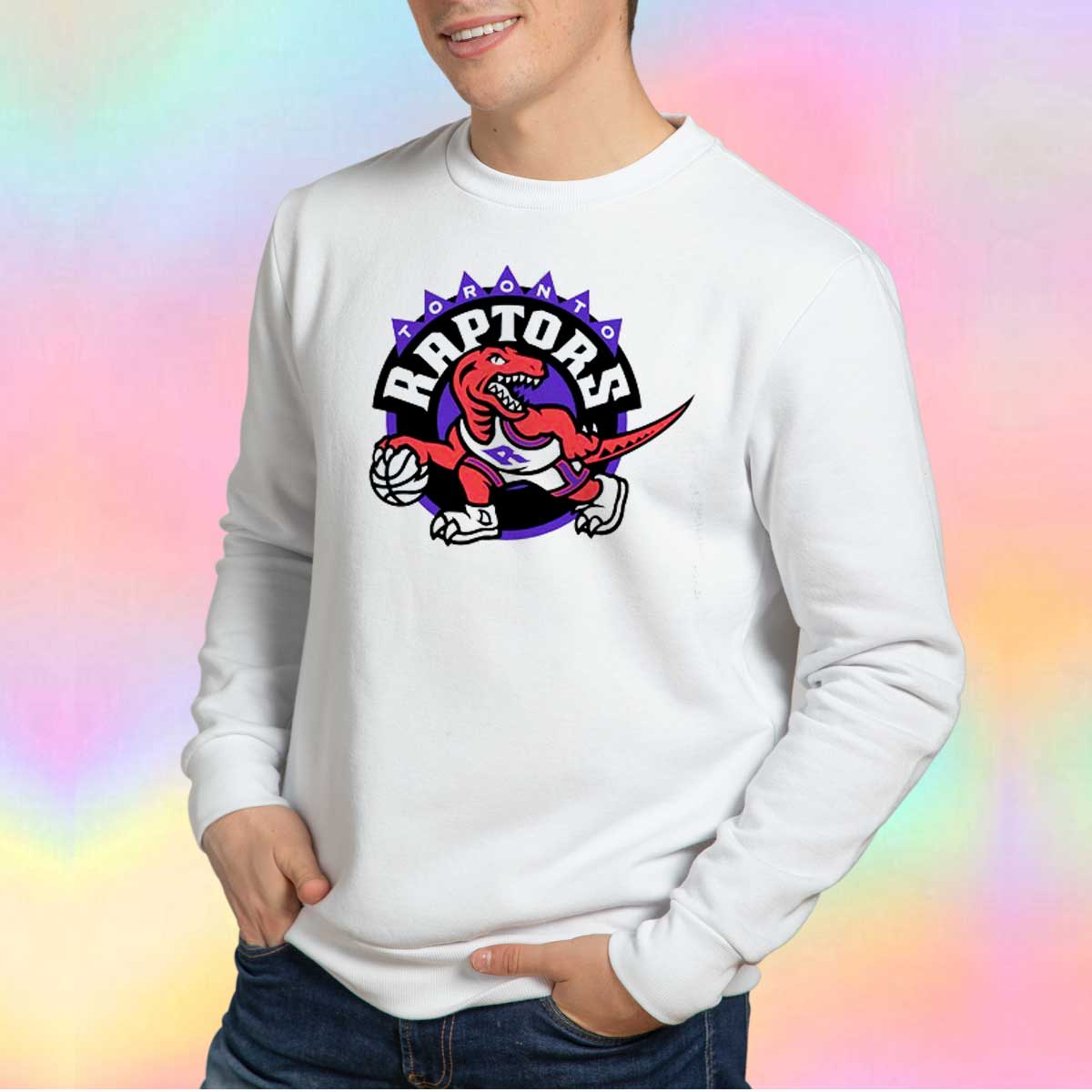 Vintage NBA Toronto Raptors Logo Sweatshirt, NBA Shirt, Toronto