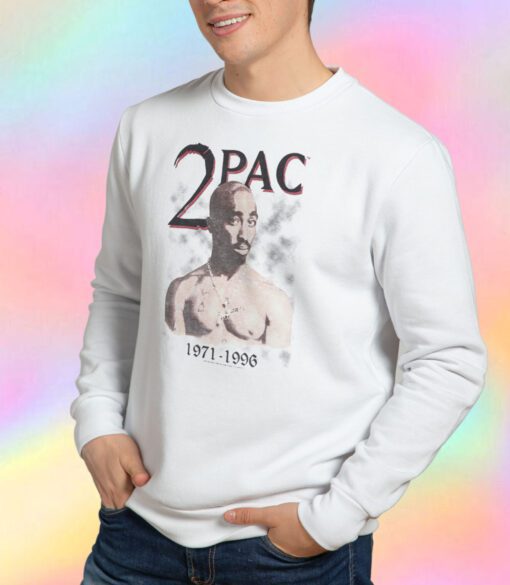 Vintage Tupac 1971 1996 Memorial Graphic Sweatshirt