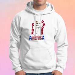 Chuck Norris Kick Drugs Out of America Hoodie