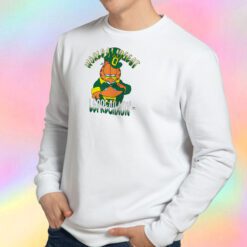 Garfield The Cat Worlds Largest Leprechaun Sweatshirt