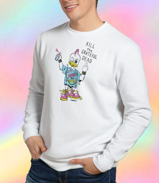 Rare Punk Rock Duck Kurt Cobain Nirvana Sweatshirt