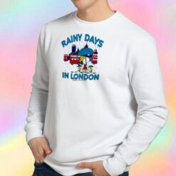 Snoopy Rainy Days in London Sweatshirt